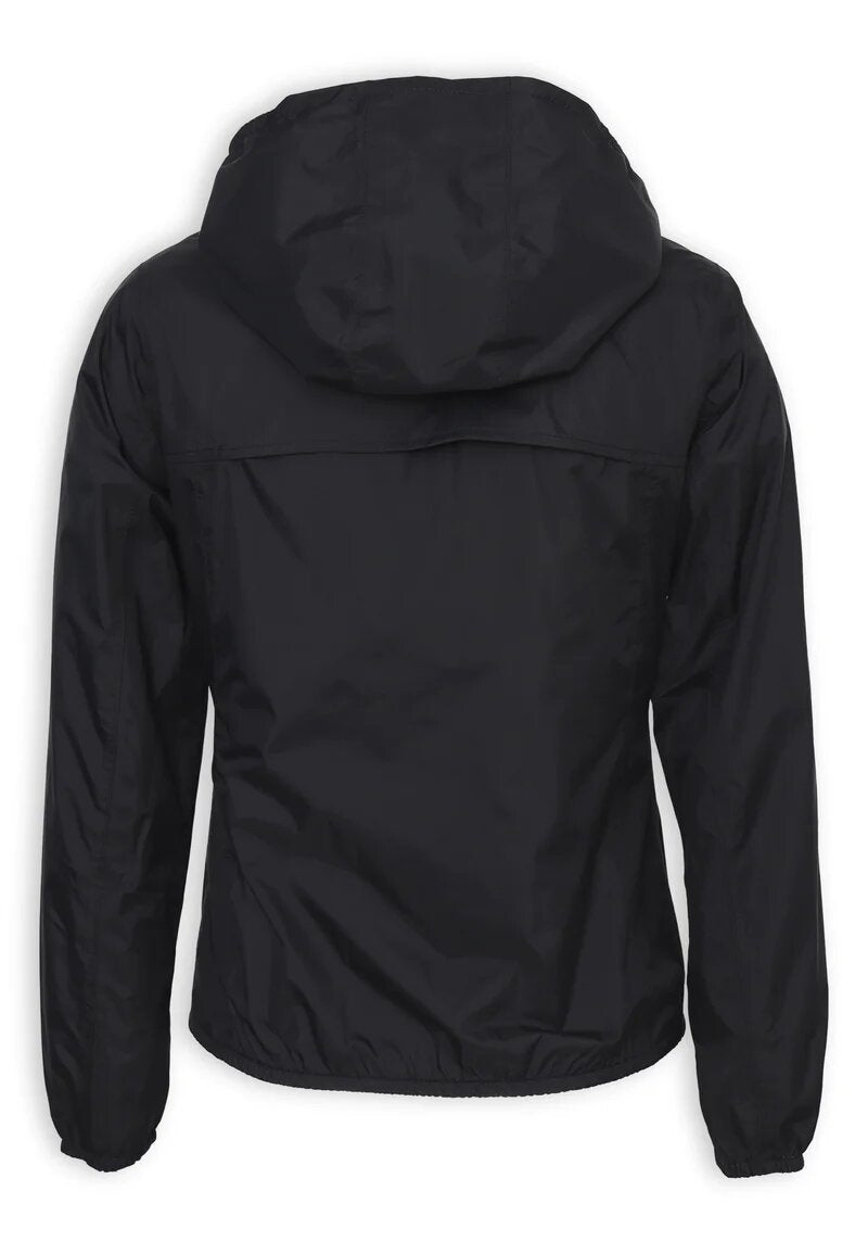 K-Way girls' black and white waterproof double-face jacket - BLACK | CammarataMode