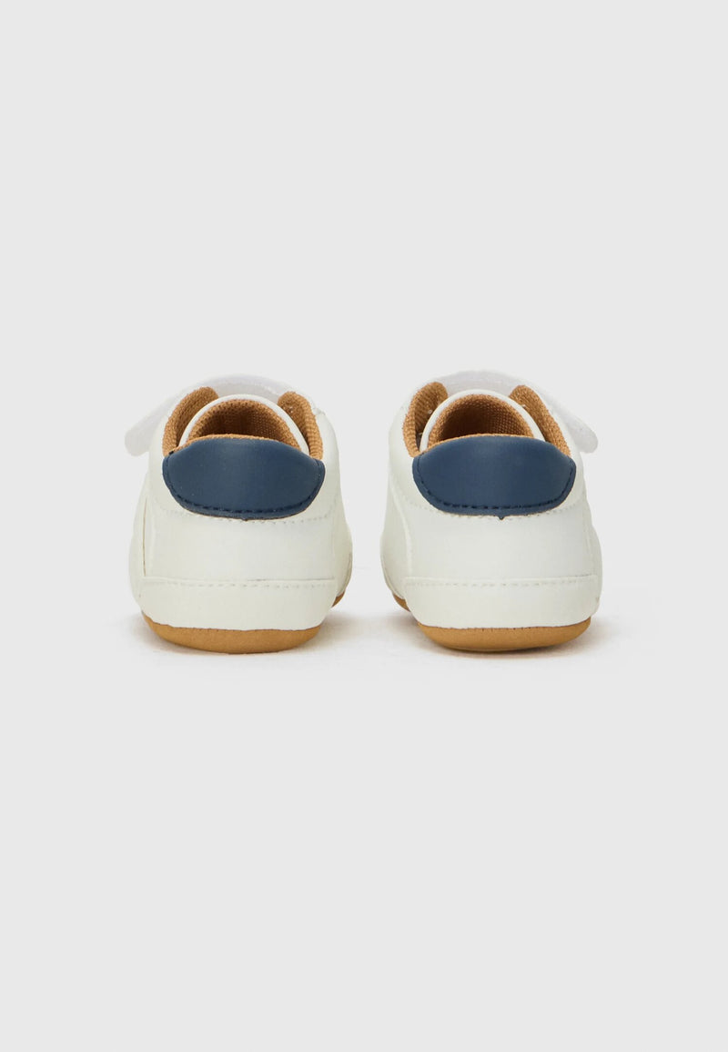 Tommy Hilfiger scarpine neonato beige off white blu primi passi morbide - PANNA | CammarataMode