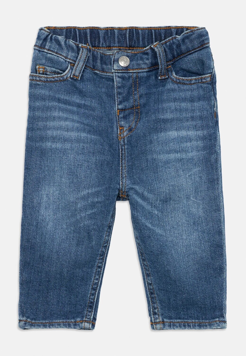 Calvin Klein Jeans Blu Denim Neonato In Cotone Vita Regolabile Sportivo AI25