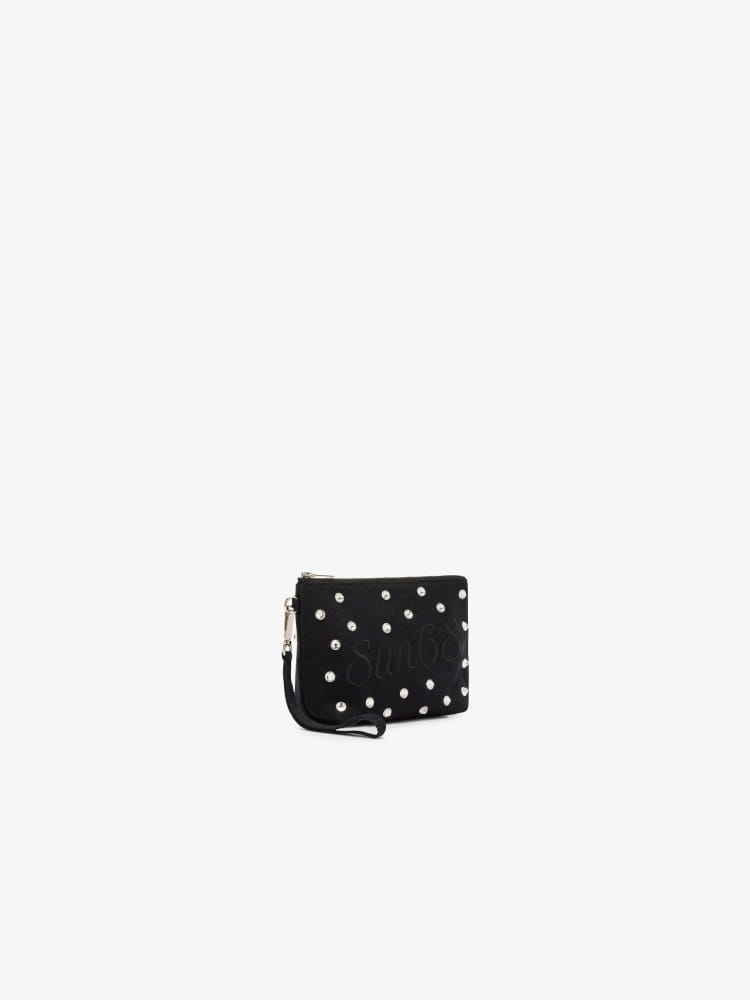Sun68 pochette nera donna logo sul davanti