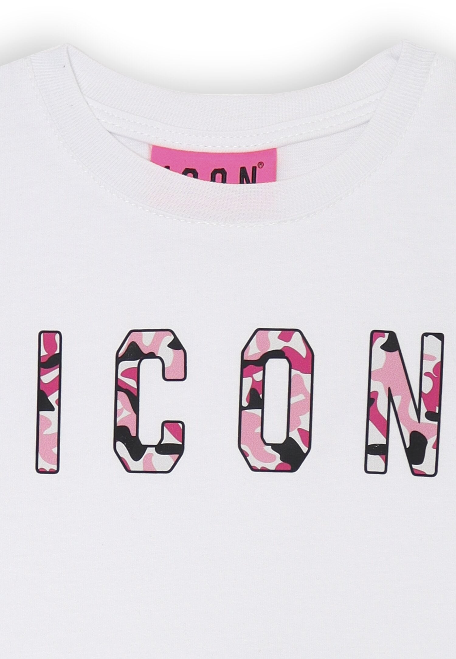 ICON completo bambina bianco nero 12 mesi 4 anni stampa mimetica | CammarataMode