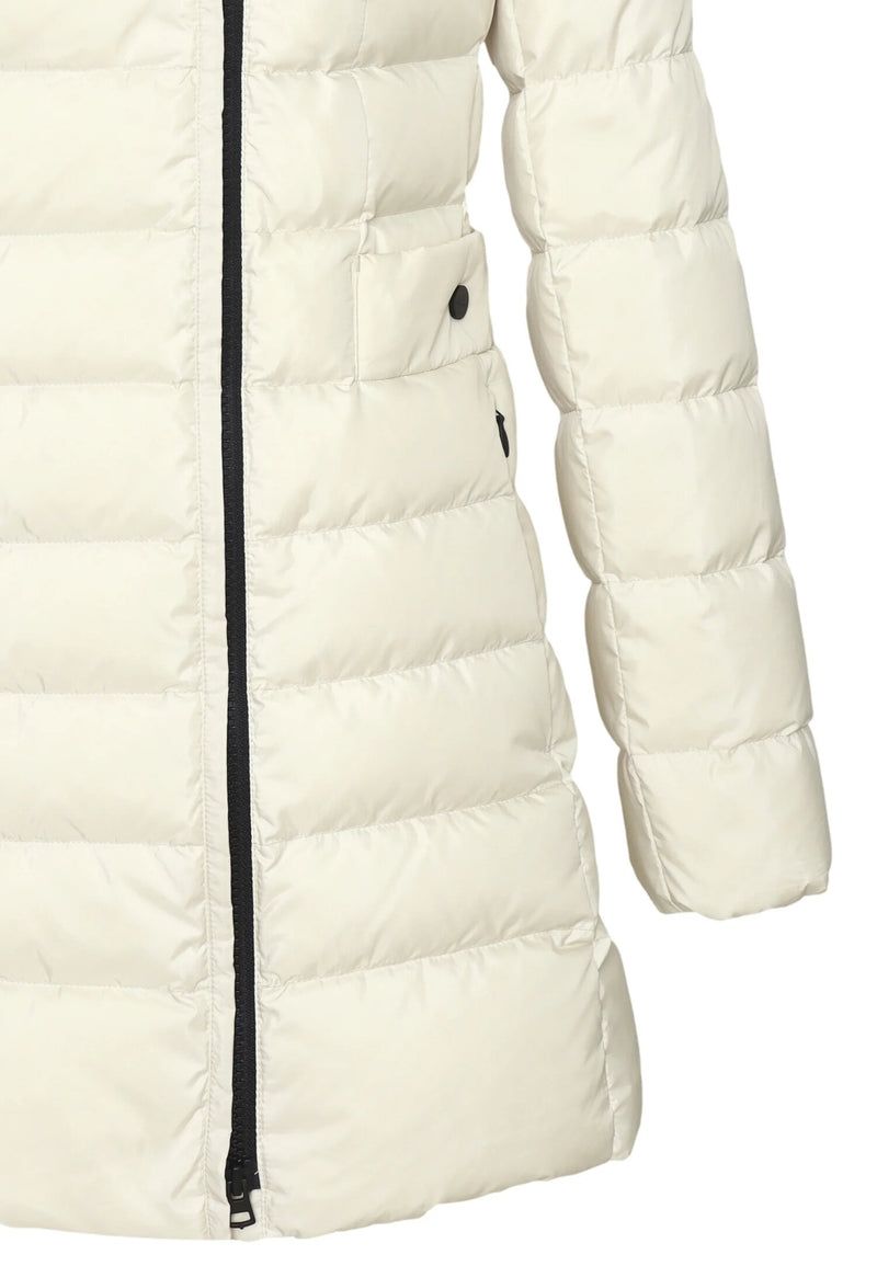 Peuterey cappotto invernale bambina beige lungo con cappuccio e pelliccia - BEIGE | CammarataMode