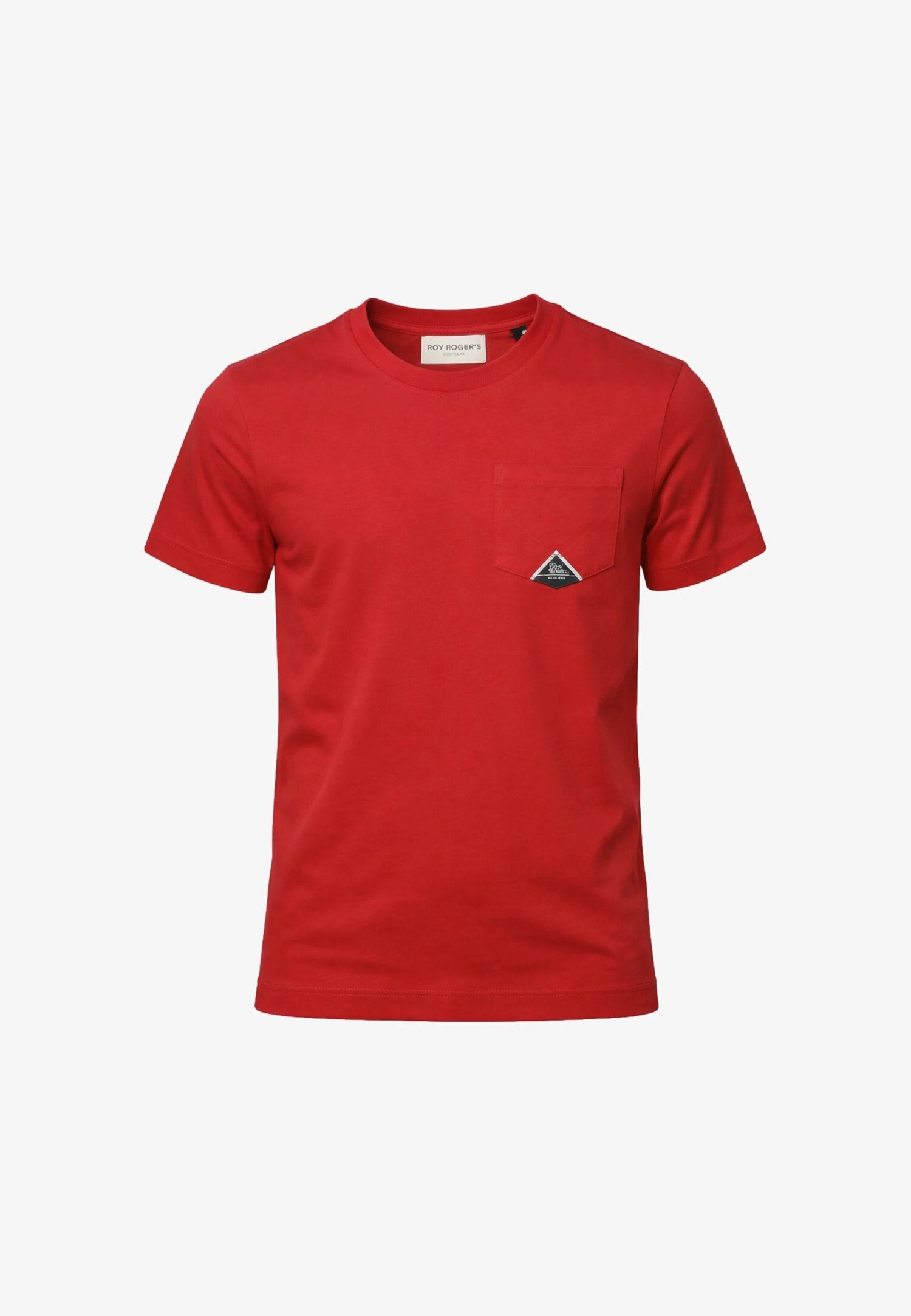Roy Roger's Tshirt Rossa Con Logo Nel Taschino Bambino RG107_