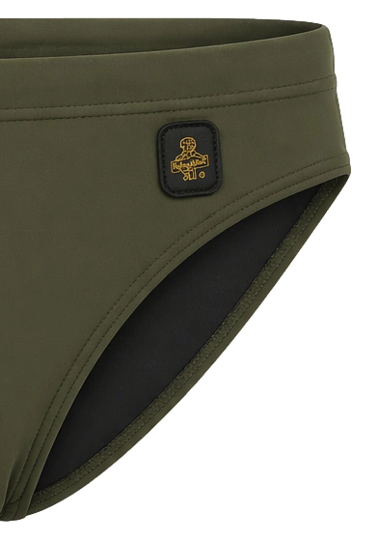 Refrigiwear Costume a Slip Verde Militare Logo Retro Bambino R1579ES26_