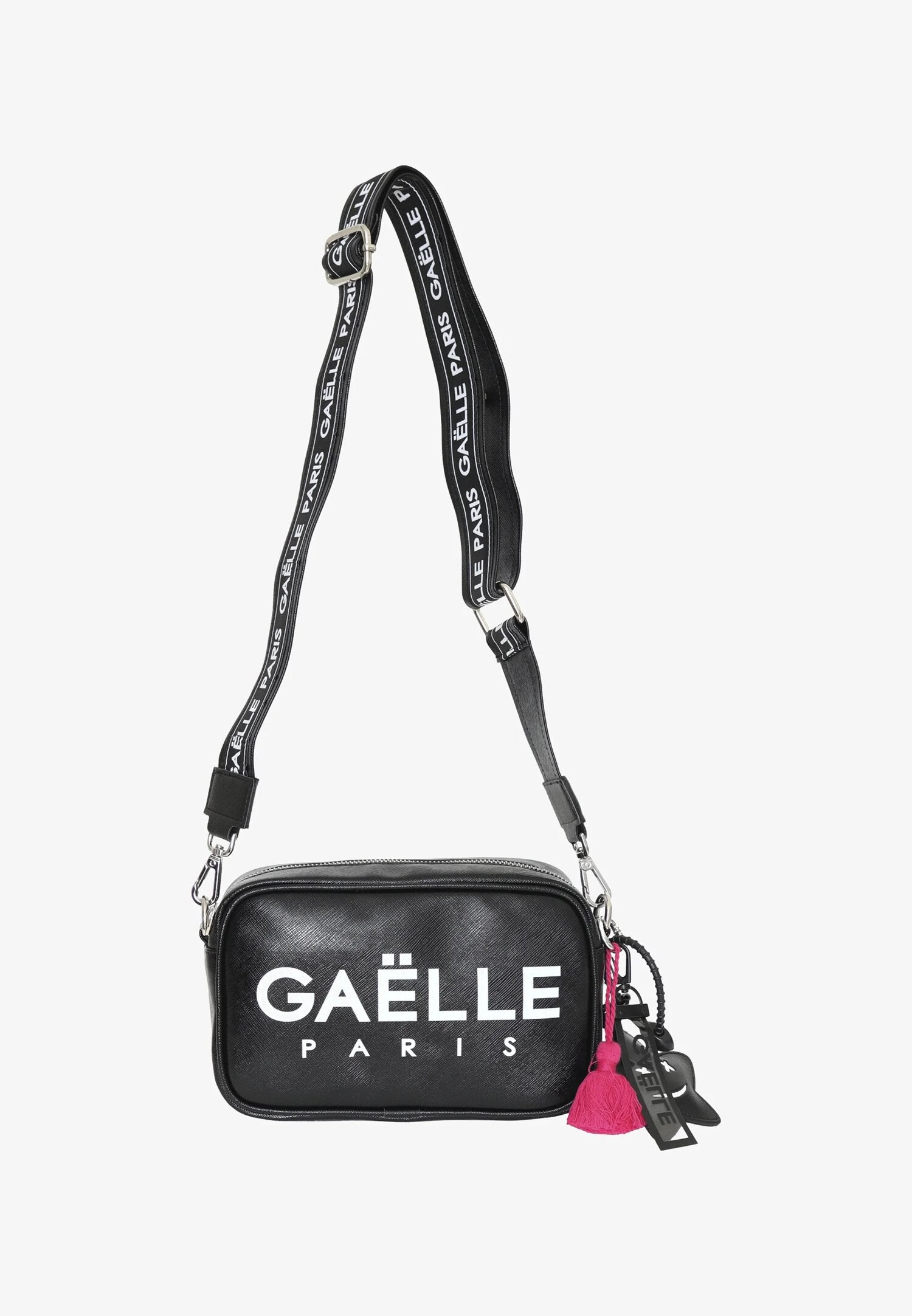 Gaelle Paris Borsa Nera Bambina In Poliestere Tracolla Elegante AI25