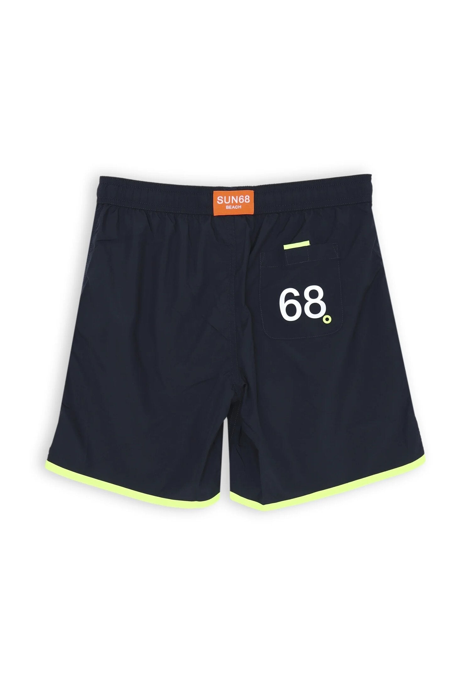 Sun68 costume blu con dettagli lime fluo e logo laterale AX | CammarataMode
