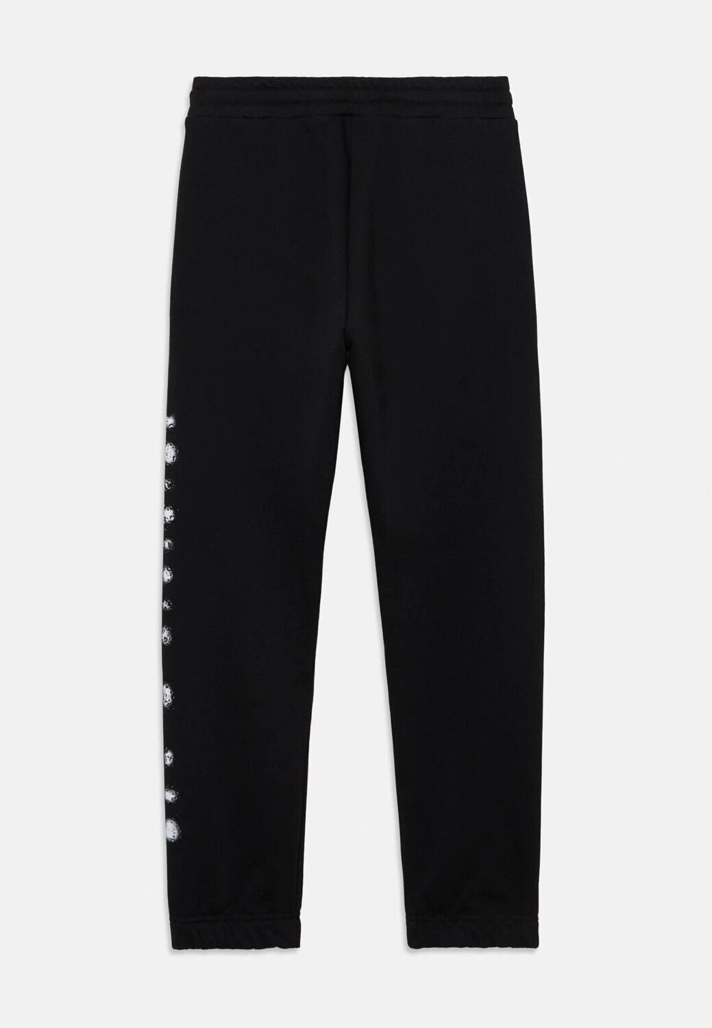 Diesel pantaloni sportivi bambino ragazzo neri cotone logo laterale | CammarataMode