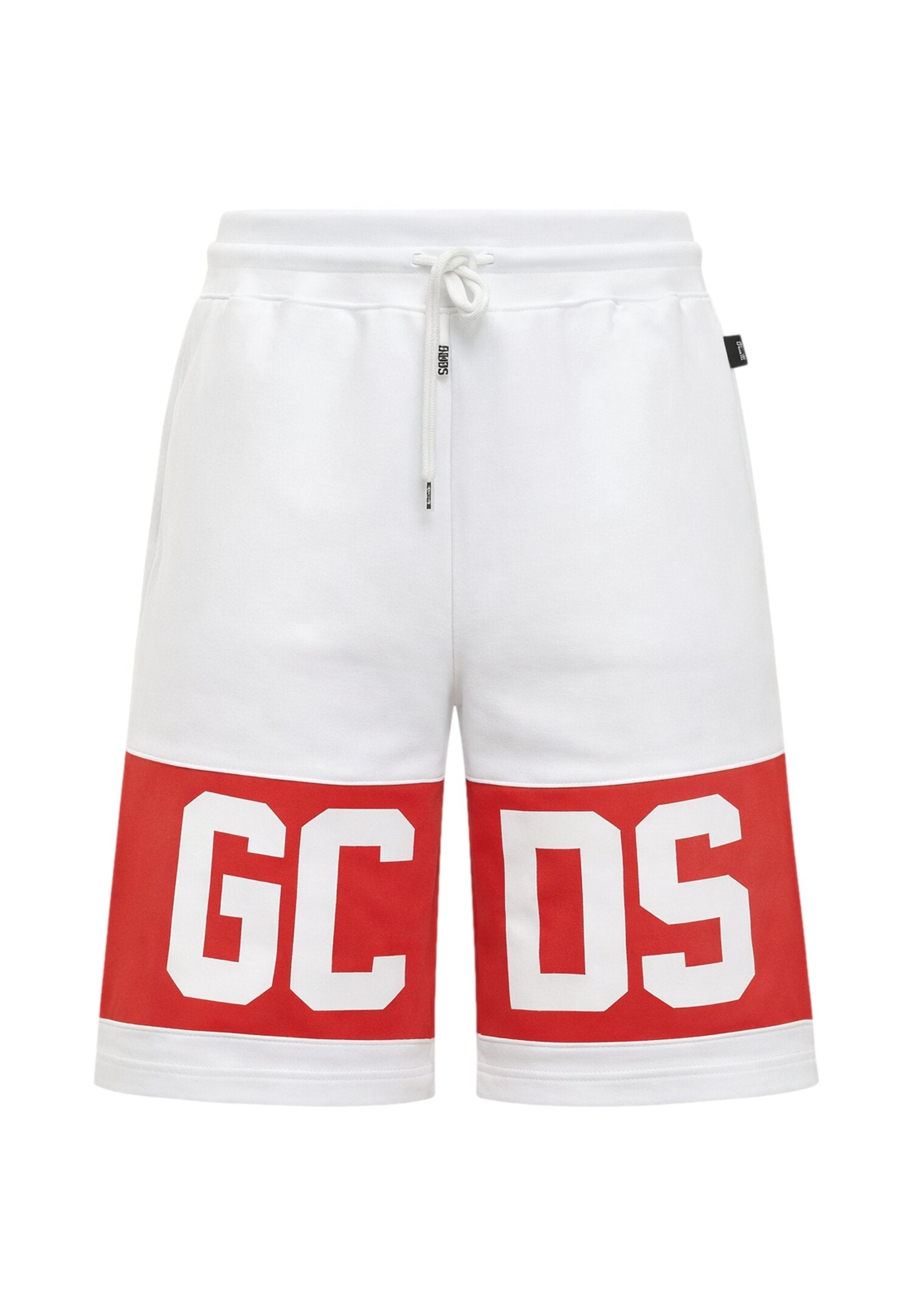 Gcds Bermuda Bianco Bambino - Ragazzo Vita Regolabile Sportivo In Cotone 7460