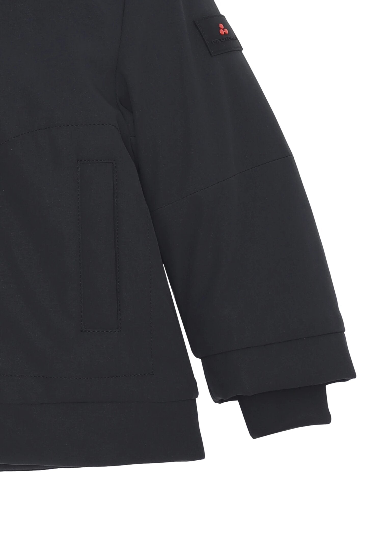 Peuterey giacca invernale neonato nera imbottita con cappuccio