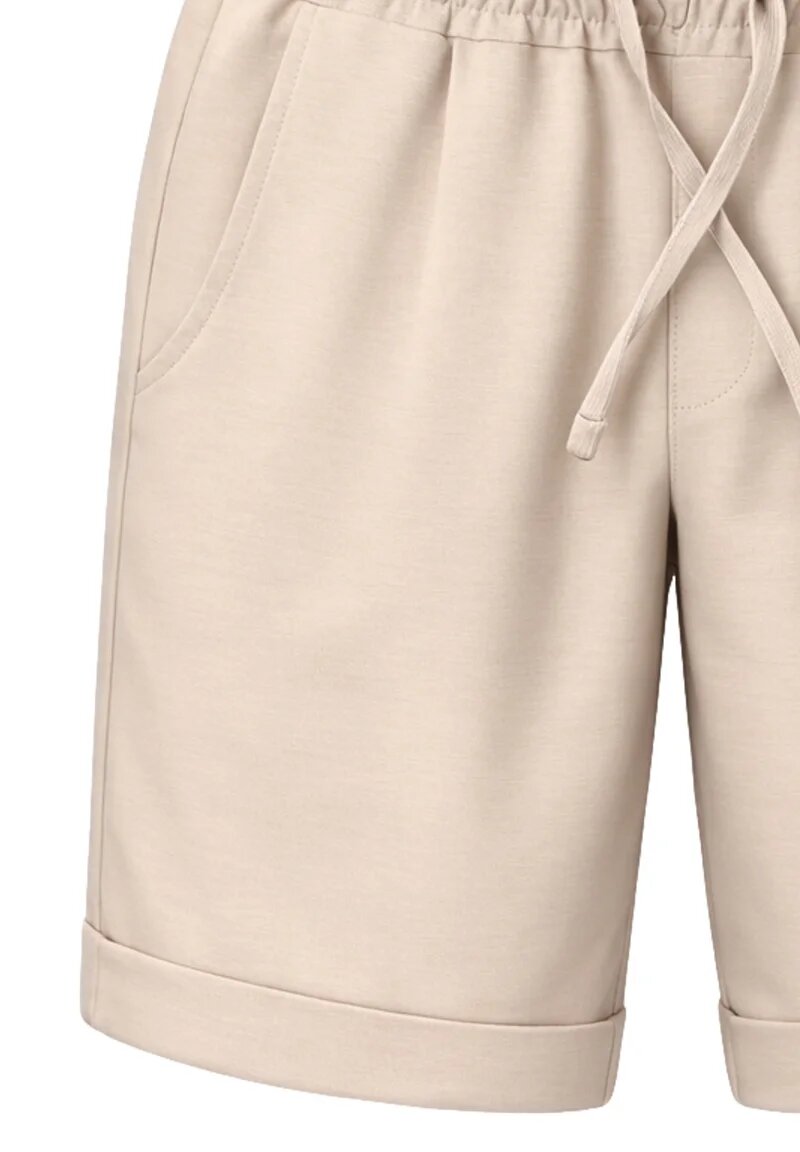 Overd Bermuda Beige Con Risvolto e Laccio Bambino OK261257SB_