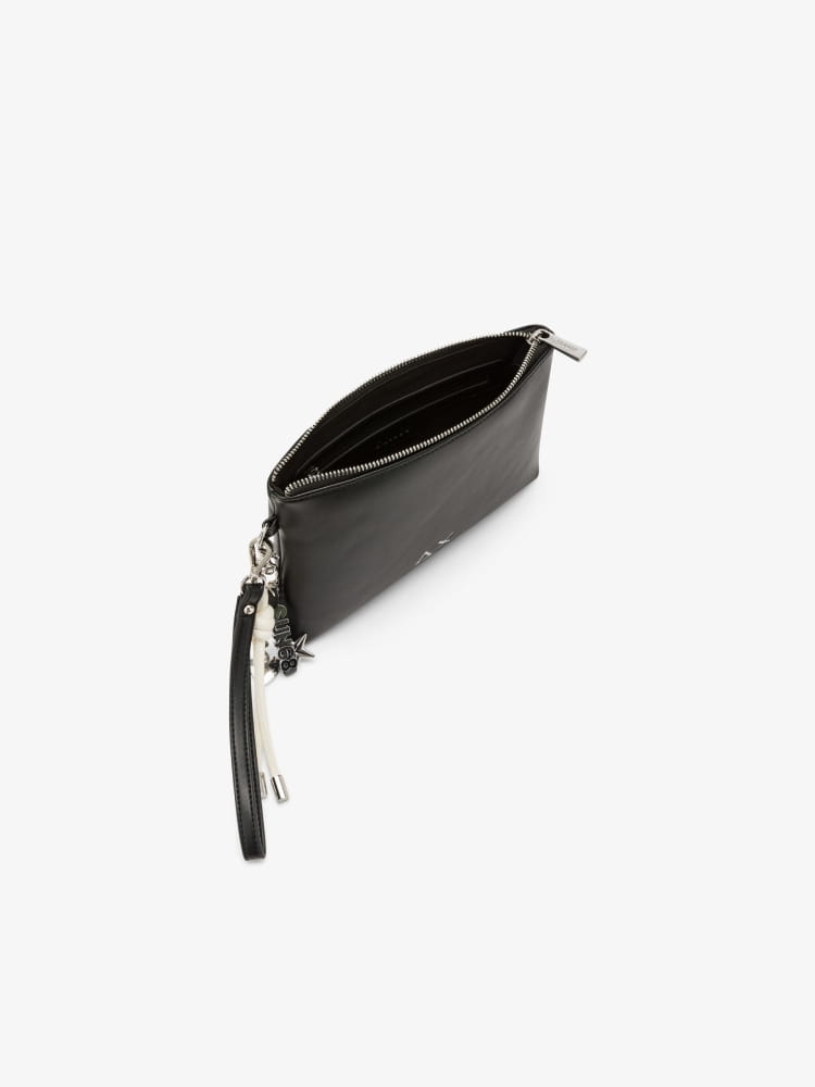 Sun68 pochette nera donna logo sul davanti