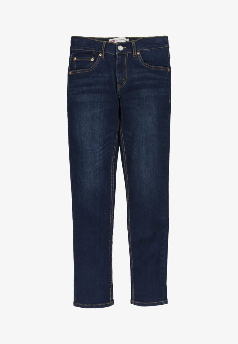 Levi’s 512 Jeans Bambino Slim Fit – Denim Scuro Elasticizzato - DENIM SCURO | CammarataMode