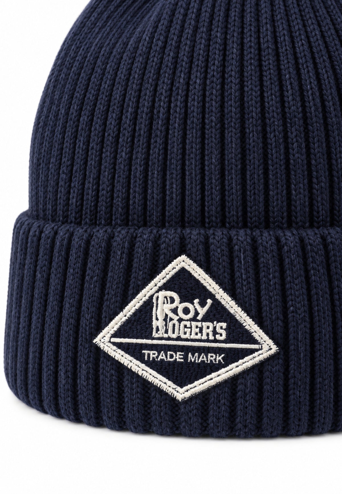 Roy Roger's CAPPELLO BLU IN MAGLIA CON LOGO PATCH Bambini e ragazzi RX397/00.BLU_