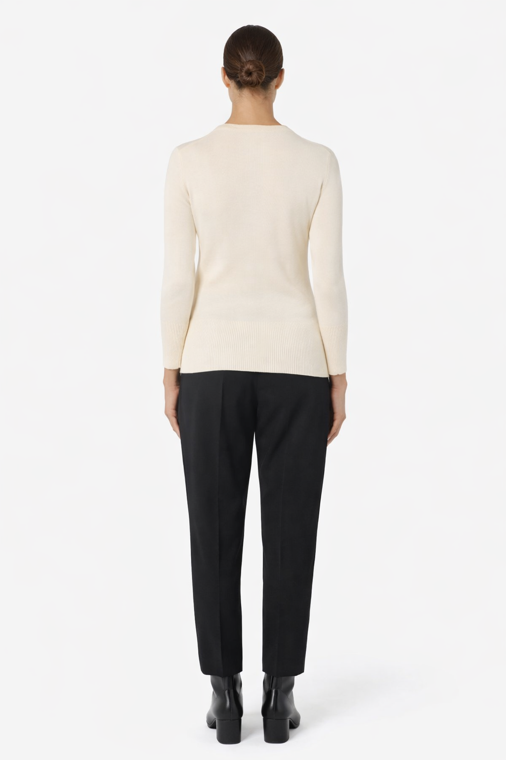 Emme Marella Maglia Donna Damiana Bianco Lana