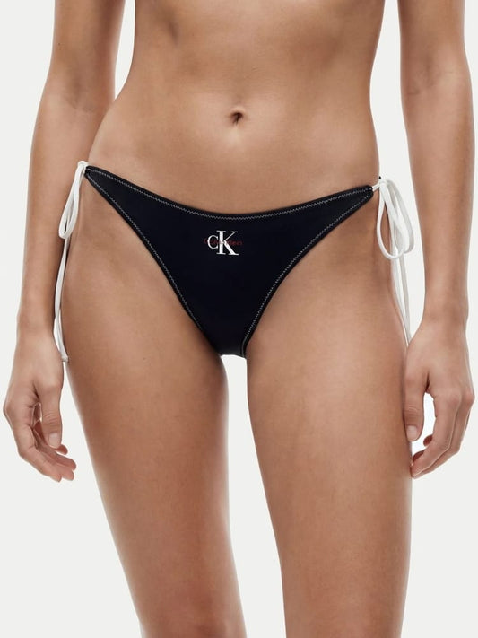Calvin Klein costume nero donna mini logo