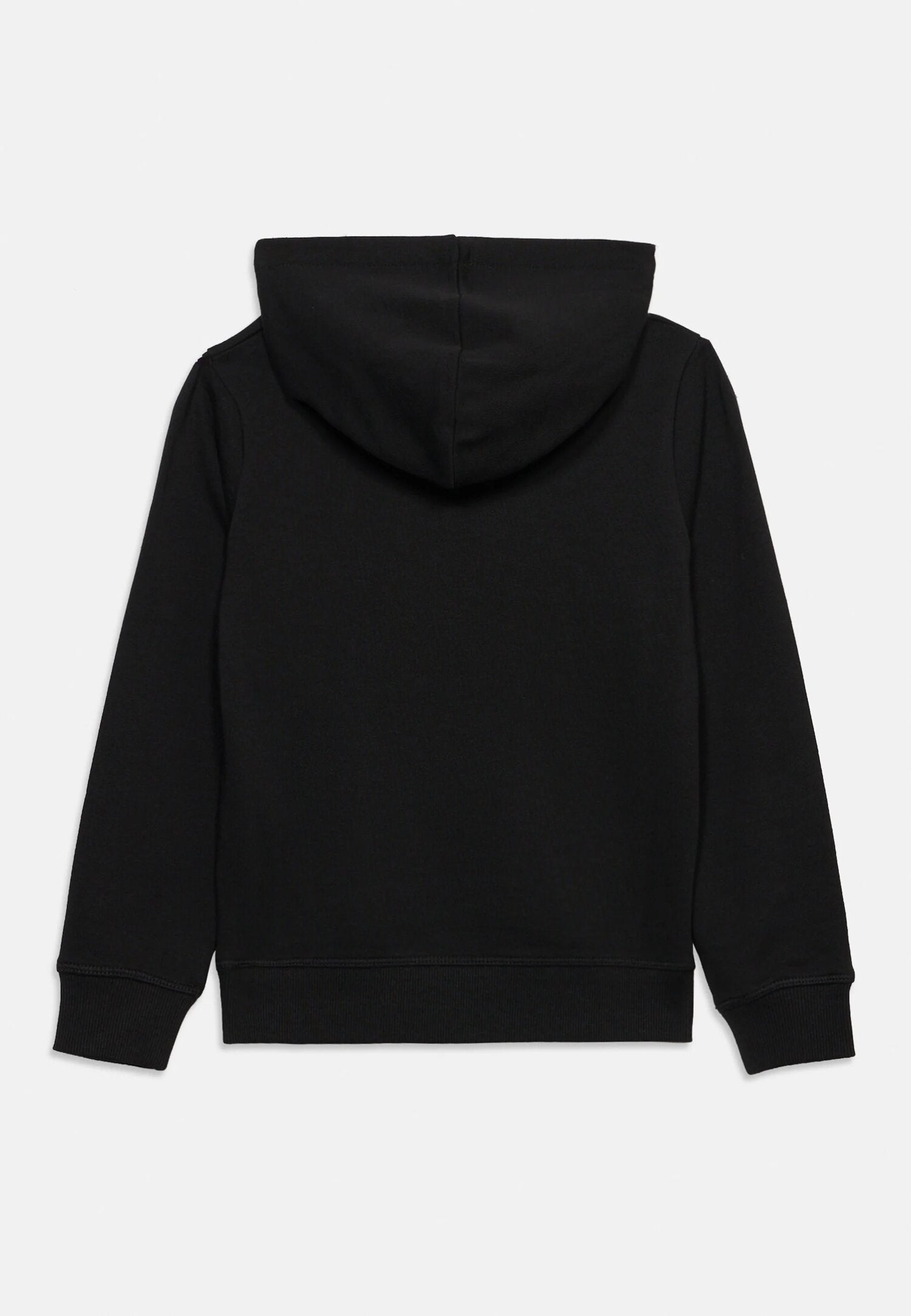 Calvin Klein Felpa Nera Con Cappuccio Logo Centrale Bambino LV1CKTJB09BEH_