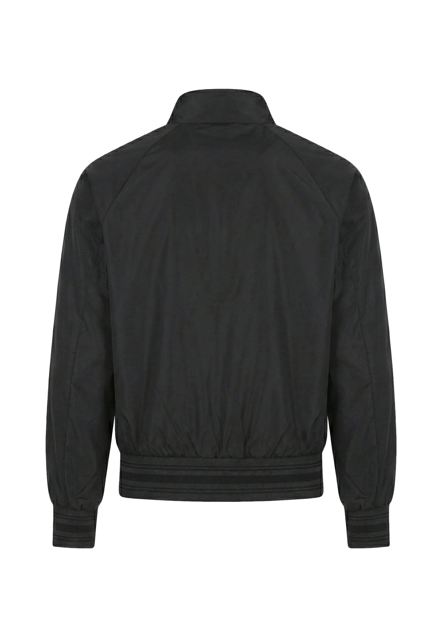 John Richmond Giubbotto Antivento a Collo Alto Nero Uomo UMP26006GB_