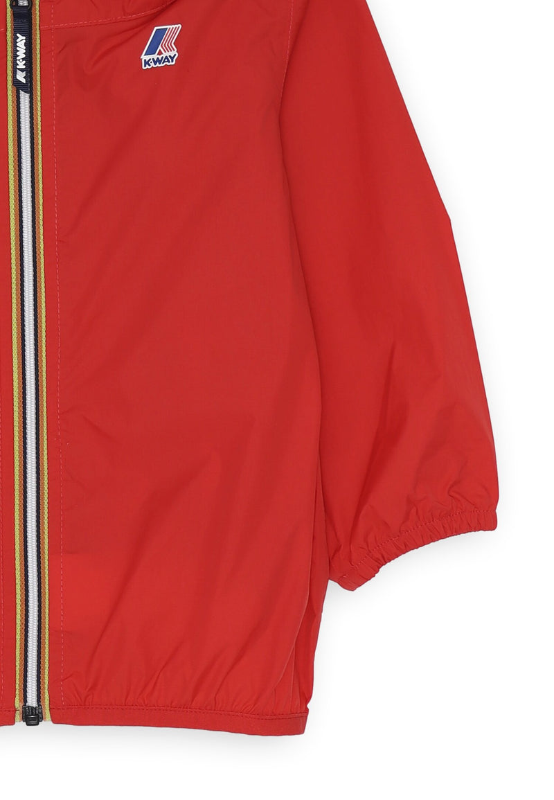 K-Way Red Windbreaker Jacket Kids Spring Summer 2025 - RED | CammarataMode