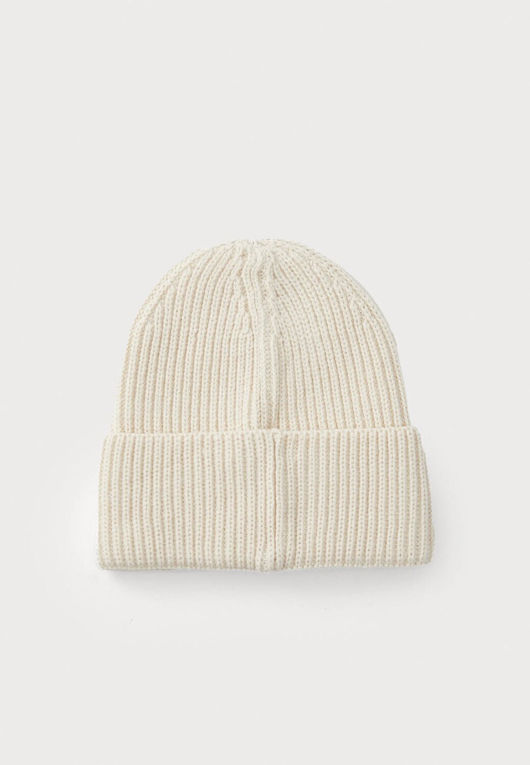 Calvin Klein Cappello Panna Bambino In Lana Cuffia Invernale AI25