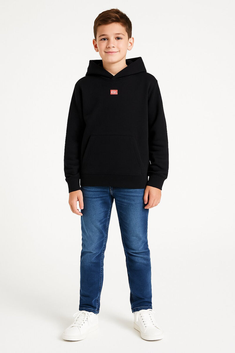 Diesel felpa bambino ragazzo nera con cappuccio cotone 8-16 anni - NERO | CammarataMode