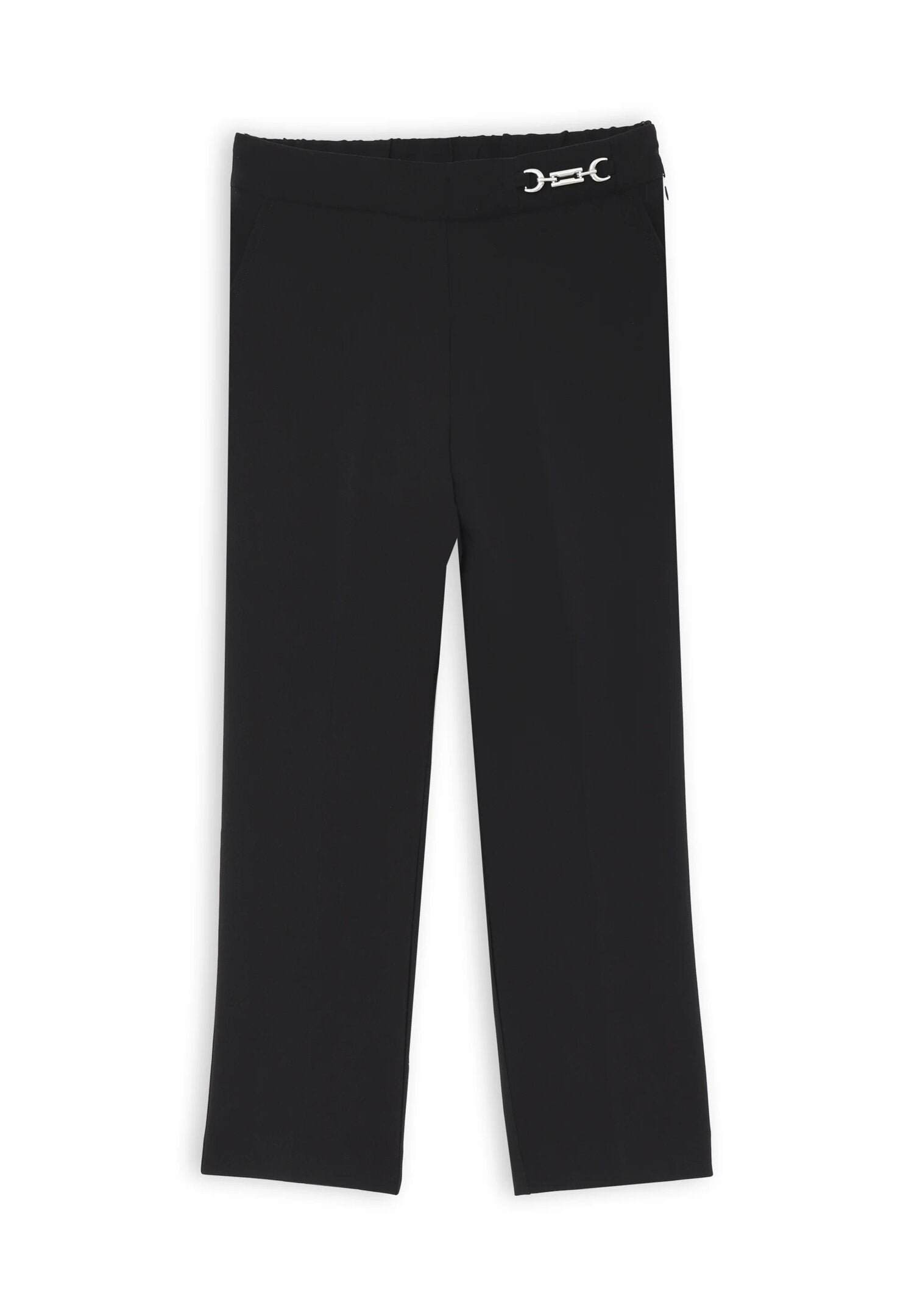 Completo Kocca nero bambina giacca zip e pantaloni eleganti