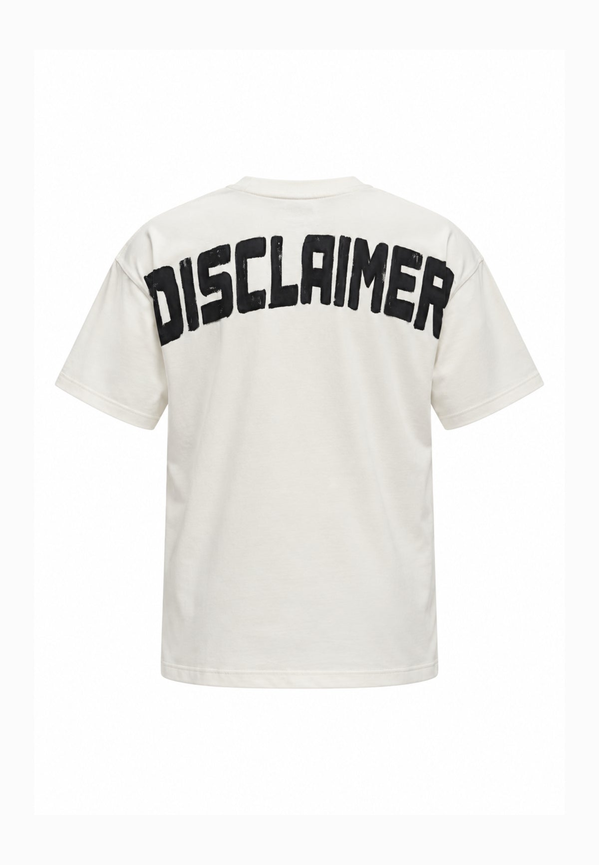 Disclaimer T SHIRT PANNA A MEZZE MANICHE LOGO MAXI RETRO Bambini e ragazzi 26IDK59102.PANNA_