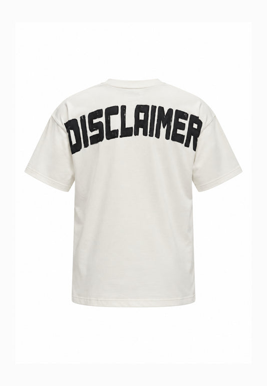 Disclaimer T SHIRT PANNA A MEZZE MANICHE LOGO MAXI RETRO Bambini e ragazzi 26IDK59102.PANNA_