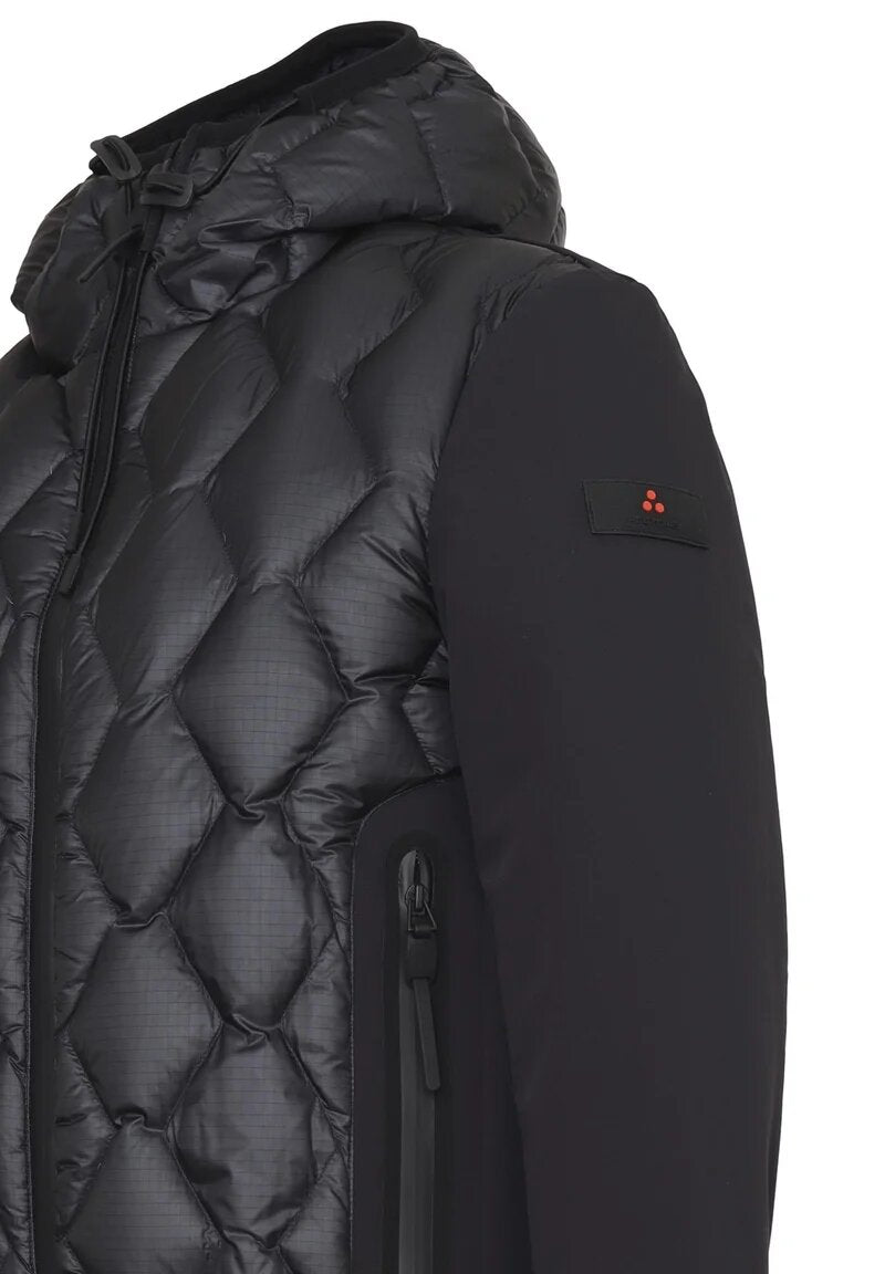 Peuterey Giubbotto Blu Bambino In Nylon Con Cappuccio Sportivo AI25