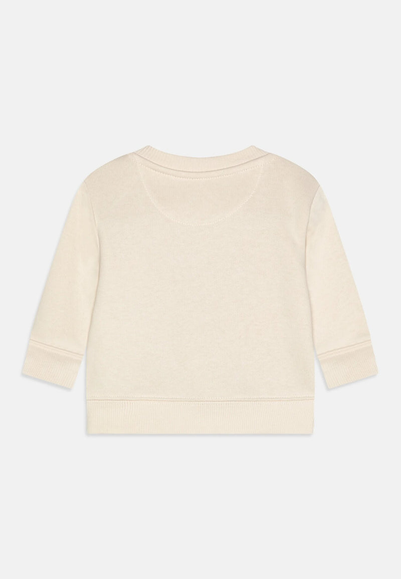 Felpa beige Calvin Klein neonato primavera 2025 - BEIGE | CammarataMode