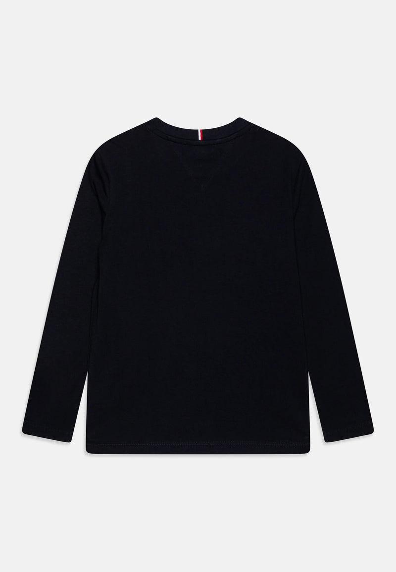 Tommy Hilfiger T-Shirt Manica Lunga Blu Neonato 9-24 Mesi - BLU | CammarataMode