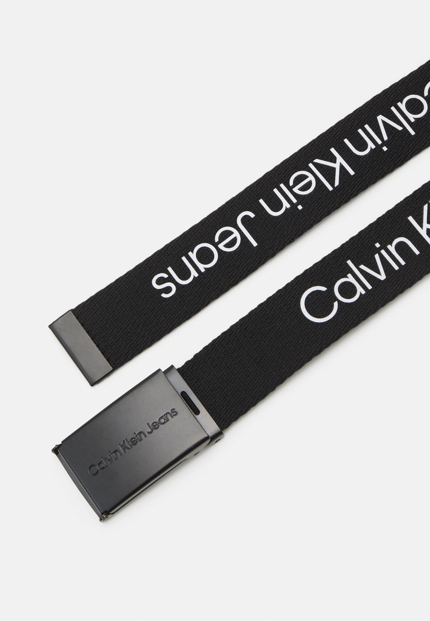 Calvin Klein bambini - Cintura nero Di Tela Con Logo Bambino | CammarataMode
