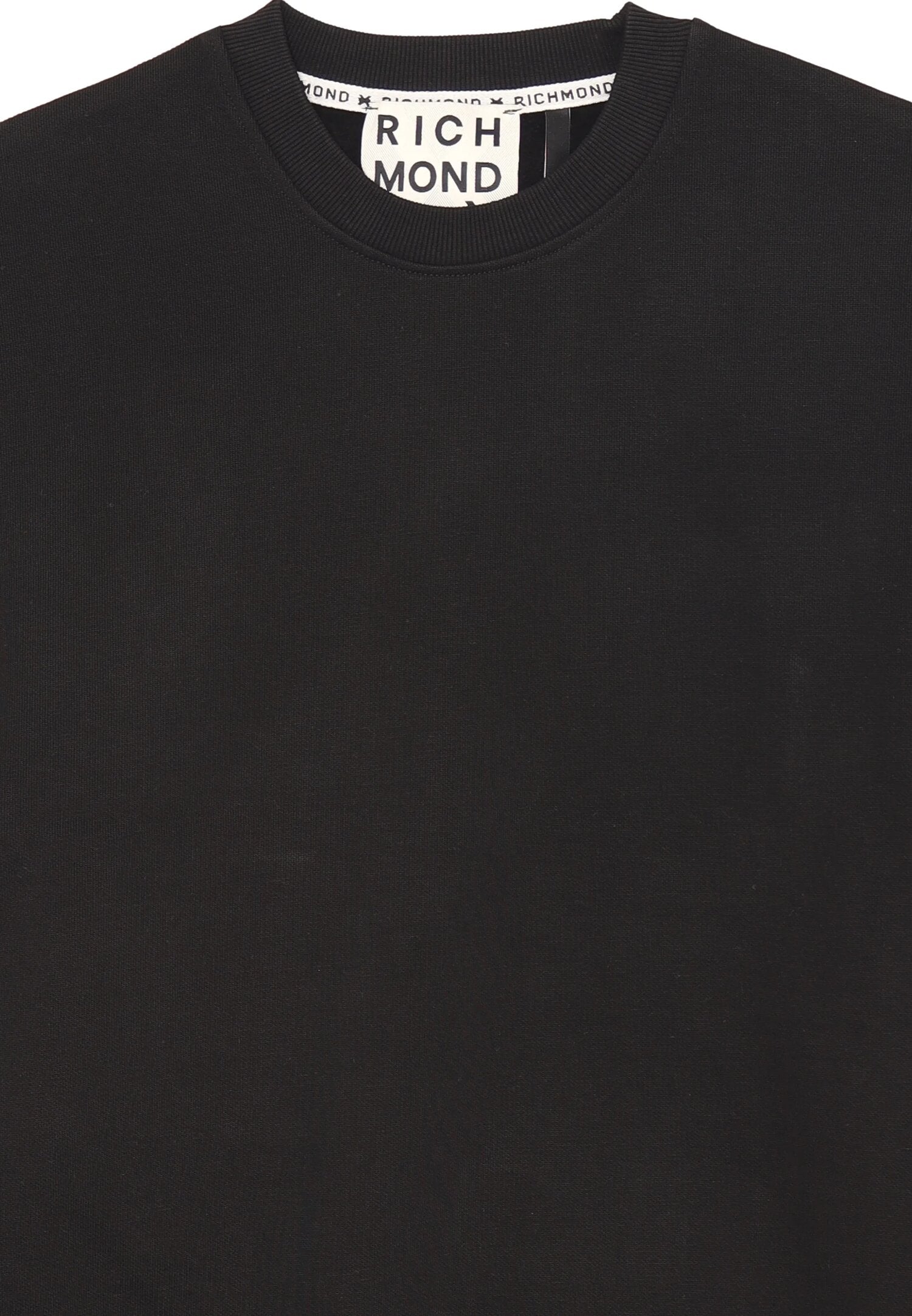 John Richmond Felpa Uomo Nemes Nera – Cotone 100%