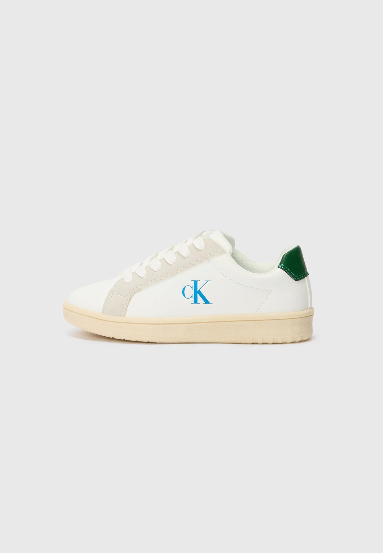 Calvin Klein Scarpa Bianca Bambino In Tessuto Sneakers Basse |Da Passeggio AI 25 | CammarataMode