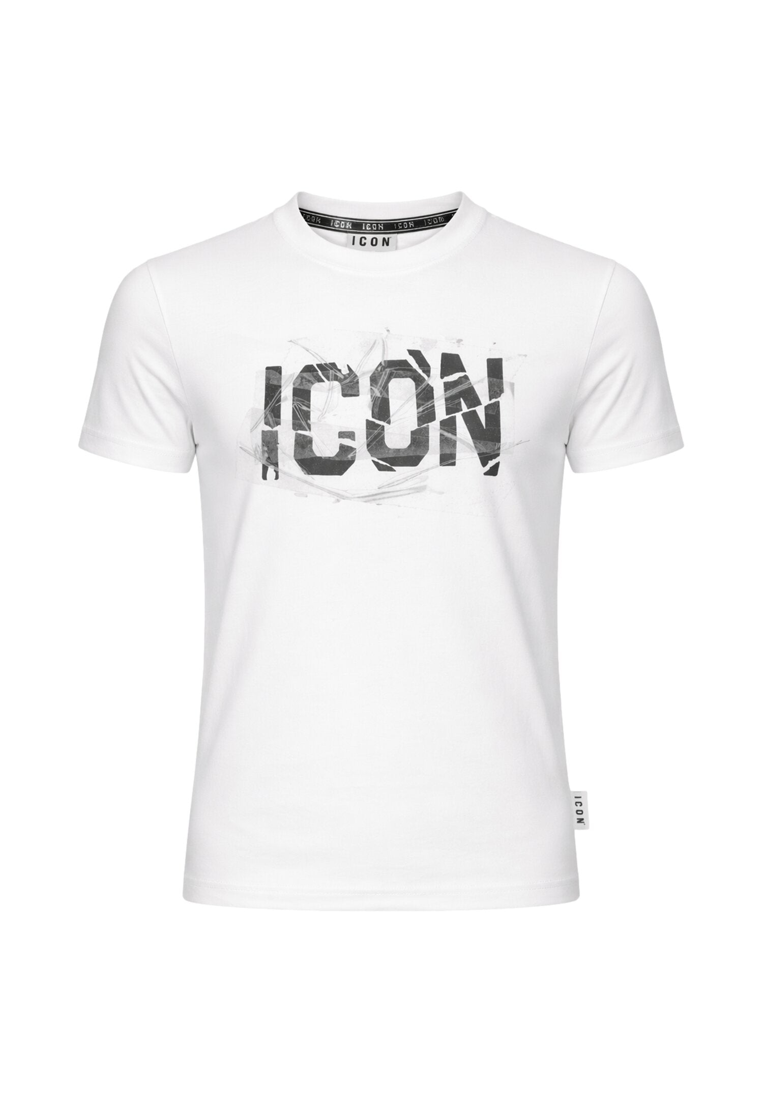 Icon Tshirt Bianca Logo Scotch Bambino Maniche Corte - IBKS001195_
