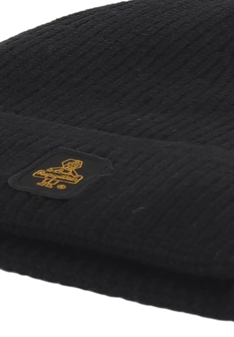 Refrigiwear Cappello Nero Bambino In Lana Cuffia Invernale AI25