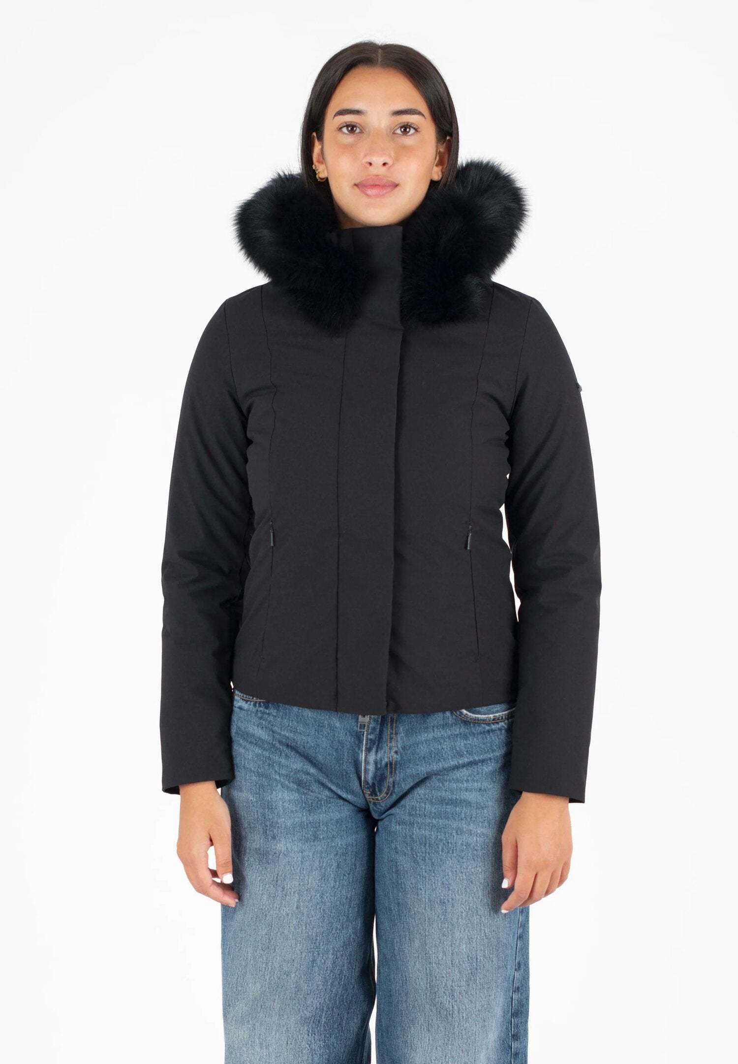 Refrigiwear Cappotto Donna In Tessuto Con Pelliccia | Quotidiano AI25 | CammarataMode