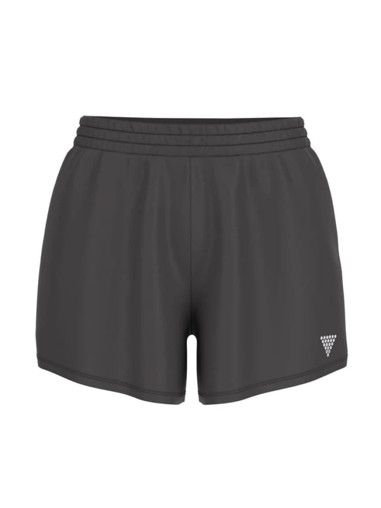 Guess shorts nero donna logo con strass
