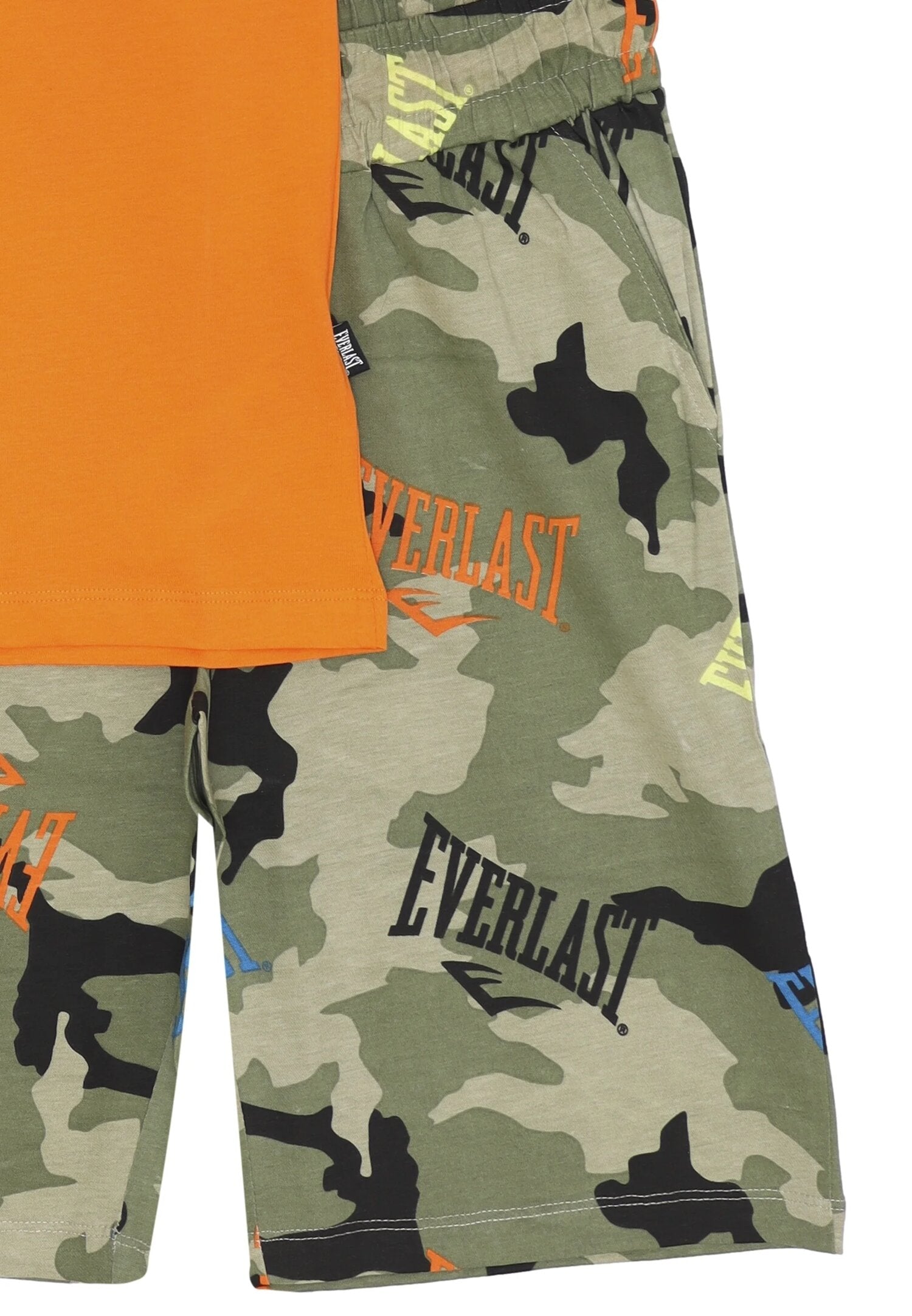 Everlast Completo t-shirt e bermuda Bambino arancione 8-16 anni camouflage | CammarataMode