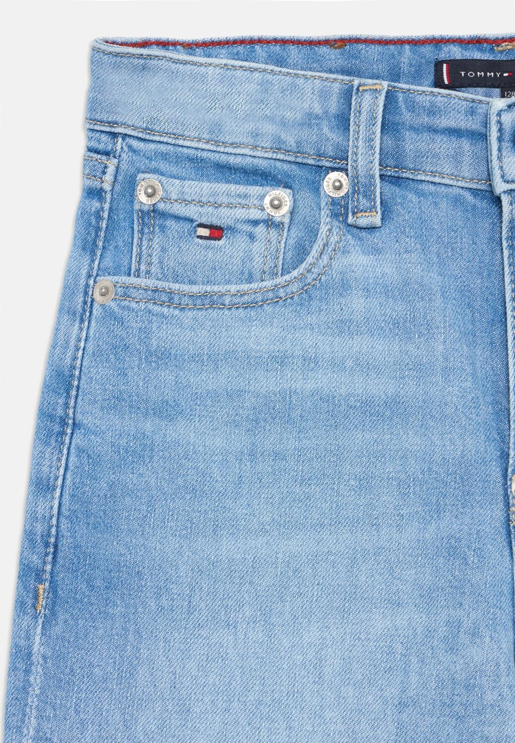 TOMMY HILFIGER – Jeans Bambino Skater a Sigaretta in Denim Elasticizzato