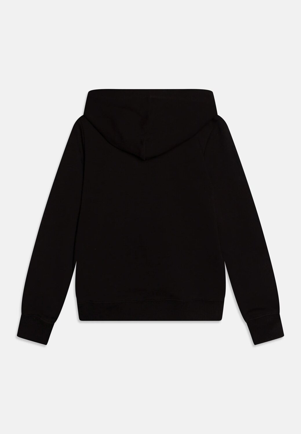 Calvin Klein Felpa Nero Bambino In Cotone Con Cappuccio Sportivo AI25