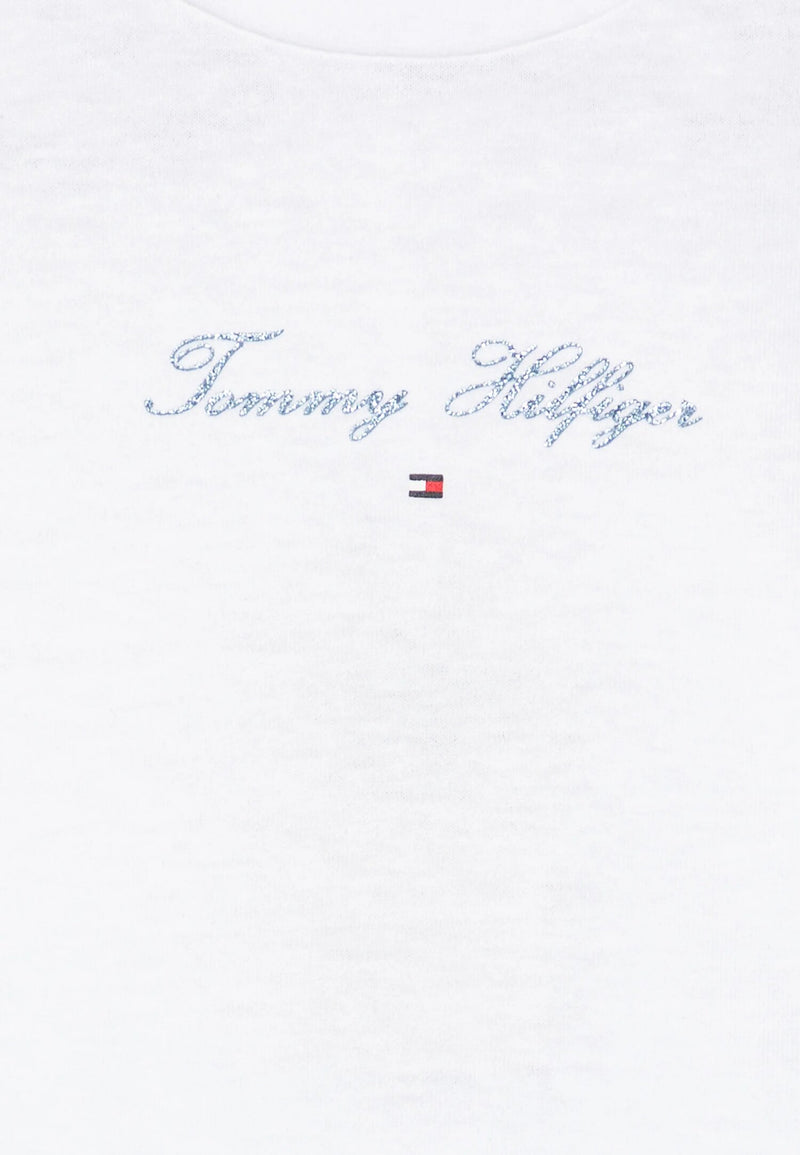 T-shirt Tommy Hilfiger Bianca Neonata - BIANCO | CammarataMode