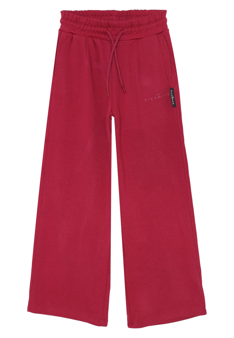 John Richmond tuta bambina berry 2-12 anni in cotone con logo - VINACCIO | CammarataMode