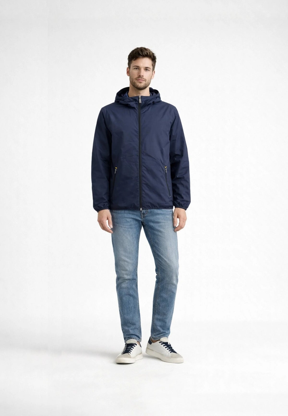 Ciesse Piumini Giubbotto Leggero Con Cappuccio Blu Uomo CASPER_