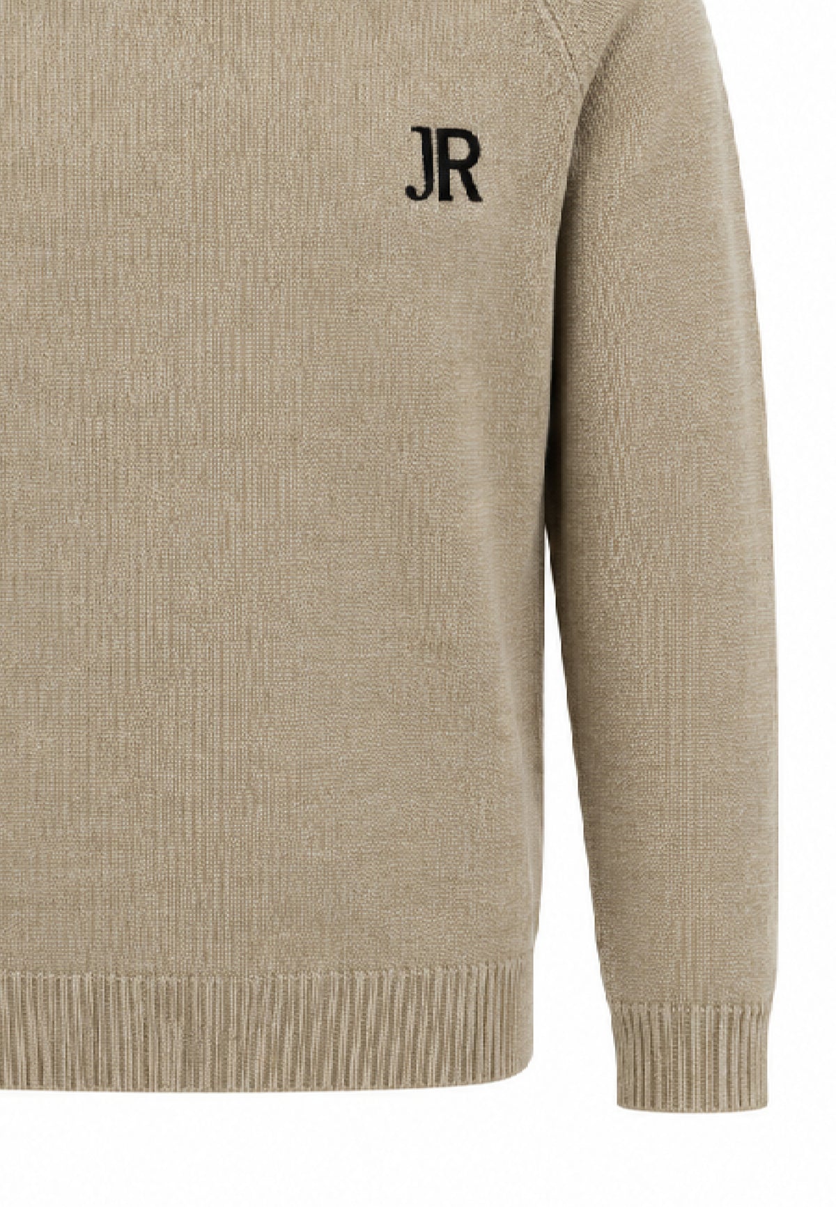 John Richmond maglia BEIGE CON LOGO JR BIANCO RICAMATO E STRISCE SUL RETRO Bambini e ragazzi rba26046ma.beige_