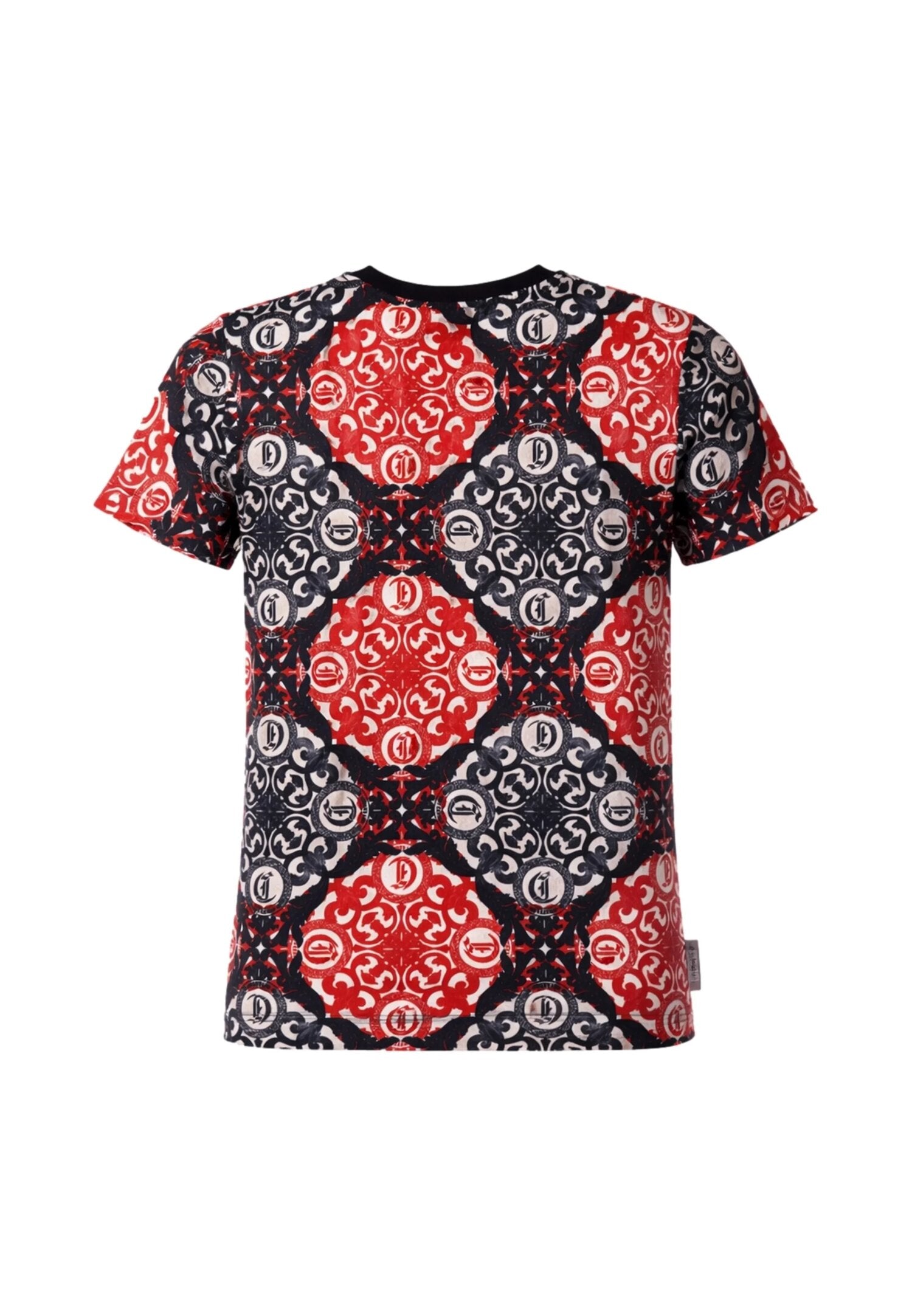 Just Cavalli Tshirt Fantasia Red Bambino Girocollo JBP26059TS_