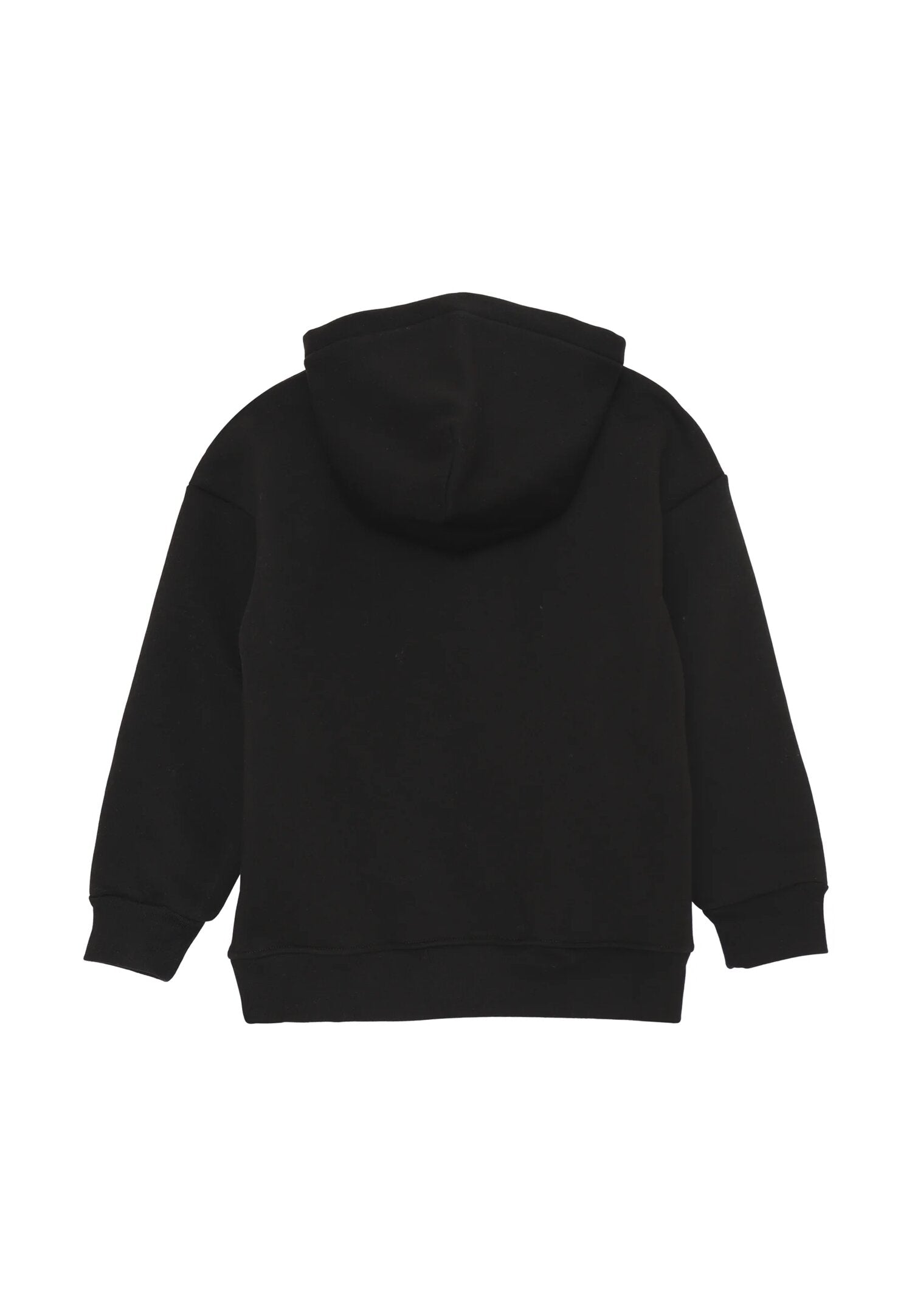 Barrow Felpa Nero Bambino In Cotone Con Cappuccio | Invernale AI 25 | CammarataMode