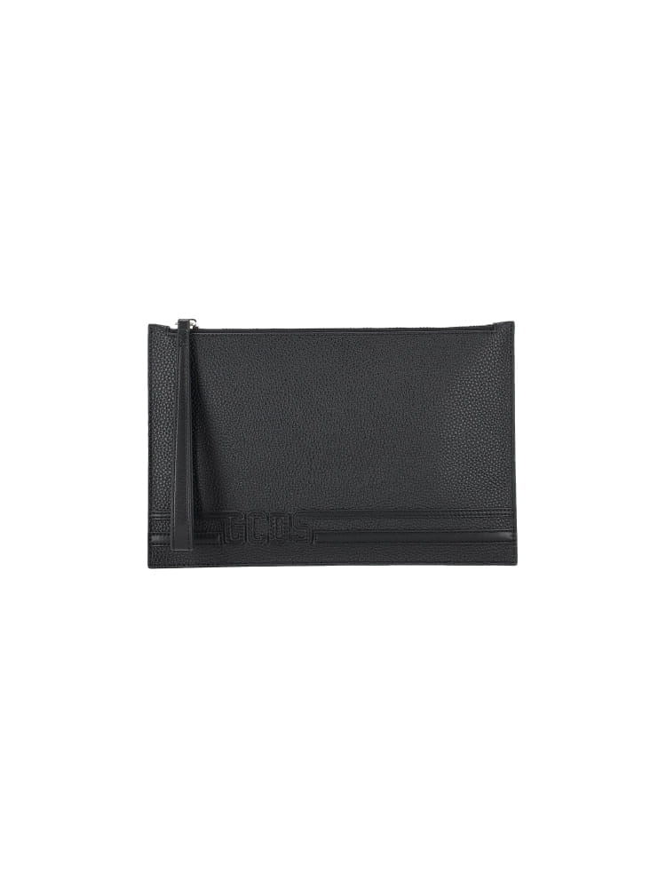 Gcds pochette nera donna mini logo Misure: 28 x 18 cm