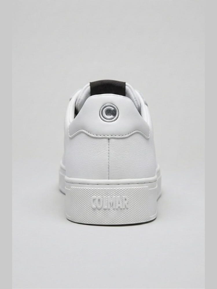 Colmar scarpe bianche uomo logo sul lato