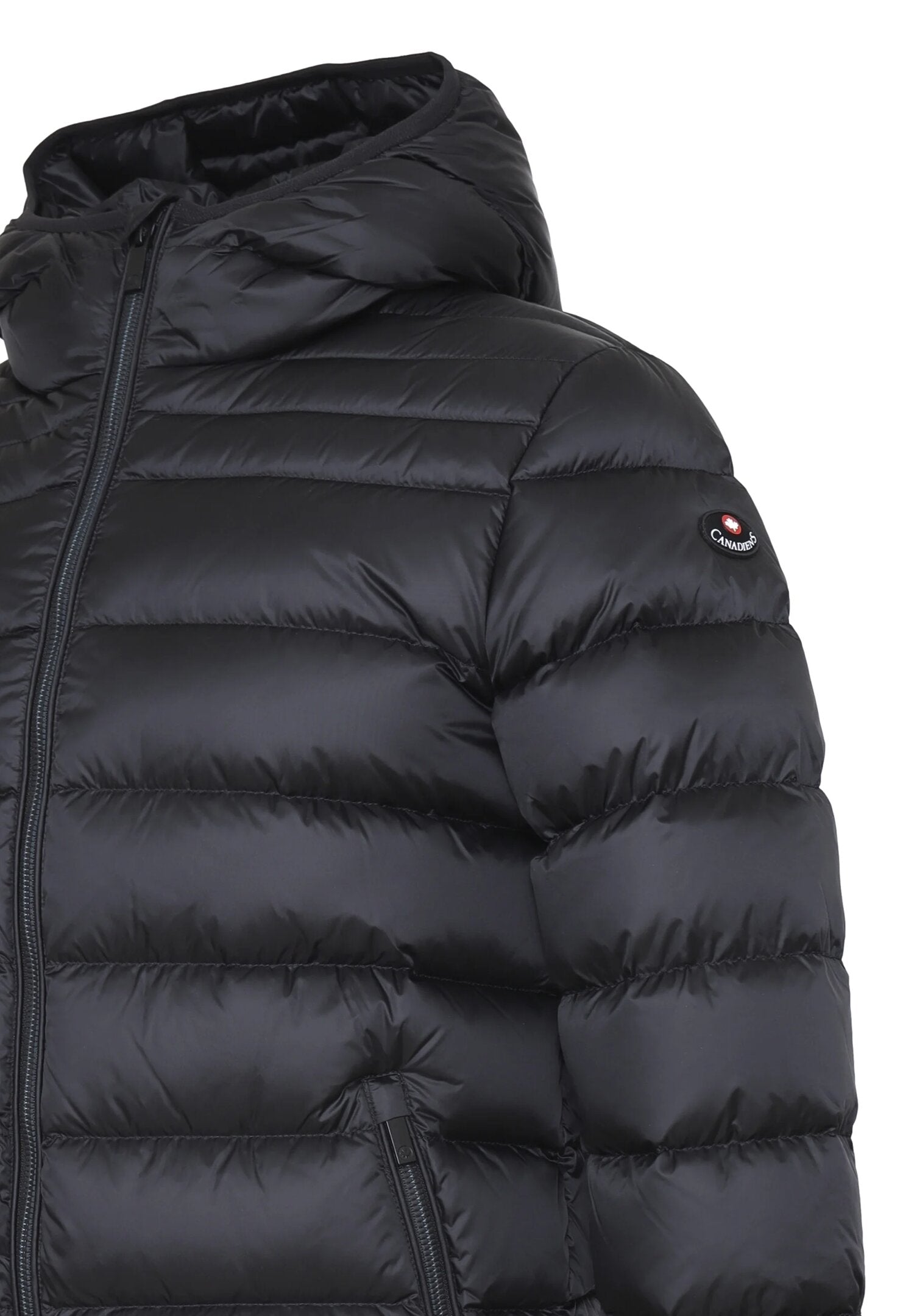 Canadiens Giubbotto Nero Uomo In Nylon Piuma D’oca | Sportivo AI25 | CammarataMode