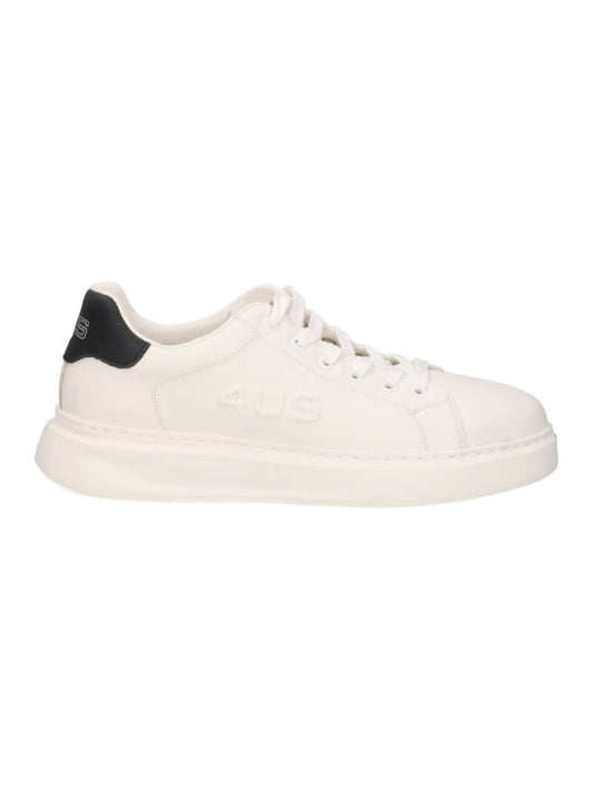 Cesare Paciotti scarpe bianche uomo logo sul lato